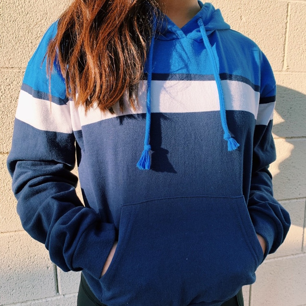 LA Hearts cropped hoodie